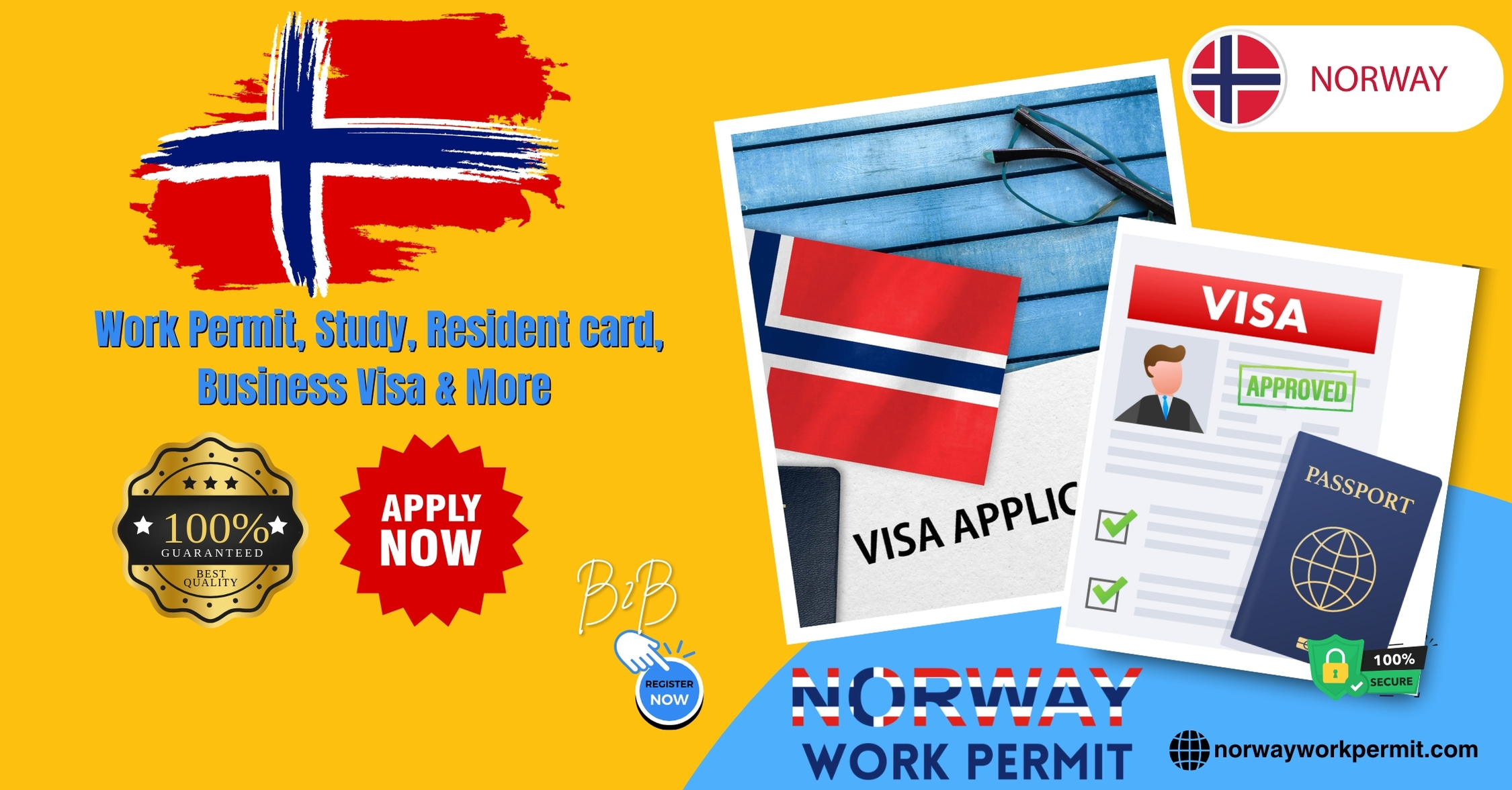 Norway Work Permit Visa & Business Resident Visa Requirements for Argentine Citizens